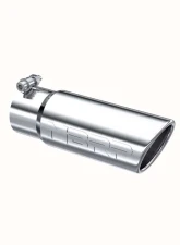 MBRP T304 Stainless Steel 3.5" O.D. Angled Rolled End 3" Inlet 10" Length Exhaust Tip                                     - T5115 - Image 2