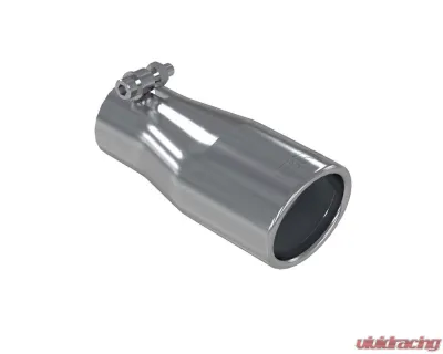 MBRP T304 Stainless Steel 3 3/4" O.D. Oval 2.5" Inlet 7 1/16" Length Exhaust Tip - T5116