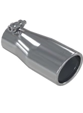 MBRP T304 Stainless Steel 3 3/4" O.D. Oval 2.5" Inlet 7 1/16" Length Exhaust Tip                                     - T5116 - Image 2
