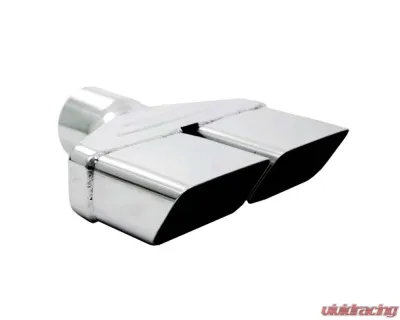 MBRP T304 Stainless Steel 8 x 2.5" ID Rectangle 2.5" O.D. Inlet 8 1/4" Length Exhaust Tip - T5118