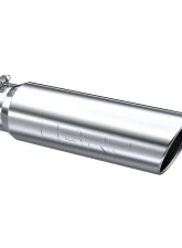 MBRP T304 Stainless Steel 5" O.D. Angled Rolled End, 4" Inlet 18" Length Exhaust Tip                                     - T5124 - Image 2