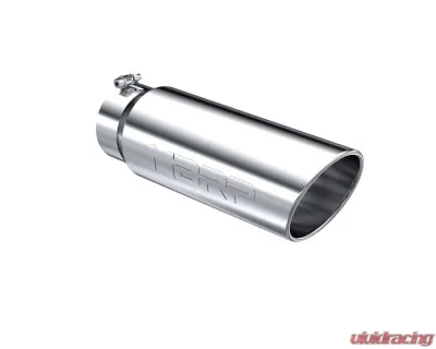MBRP T304 Stainless Steel 6" O.D. Angled Rolled End 5" Inlet 18" Length Exhaust Tip - T5125
