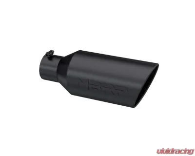 MBRP Black Coated 7" O.D. Rolled End 4" Inlet 18" Length Exhaust Tips - T5126BLK