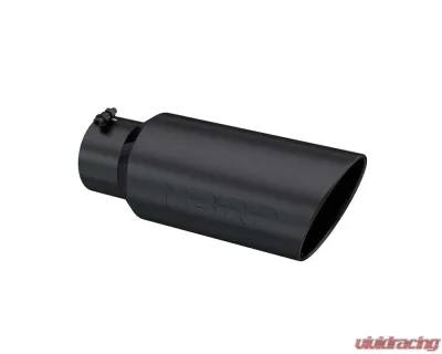 MBRP Black Coated 7" O.D. Rolled End 5" Inlet 18" Length Exhaust Tip - T5127BLK