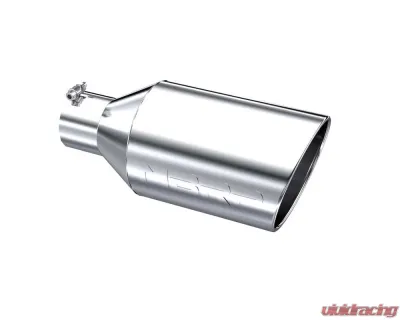 MBRP T304 Stainless Steel 8" O.D. Rolled End 4" Inlet 18" Length Exhaust Tip - T5128