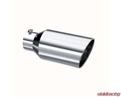 MBRP T304 Stainless Steel 8" O.D. Rolled End 5" Inlet 18" Length Exhaust Tip - T5129