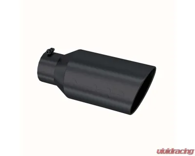 MBRP Black Coated 8" O.D. Rolled End 5" Inlet 18" Length Exhaust Tip - T5129BLK