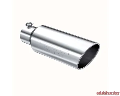 MBRP T304 Stainless Steel 6" O.D. Rolled End 4" Inlet 18" Length Exhaust Tip - T5130