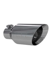 MBRP T304 Stainless Steel 4.5" O.D. Dual Wall Angle Rolled End 2.5" Inlet 11" Length Exhaust Tip                                     - T5161 - Image 2
