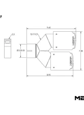 MBRP Exhaust Tail Pipe Tip                                     - T5171CF - Image 4