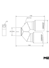 MBRP Exhaust Tail Pipe Tip                                     - T5171 - Image 4