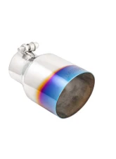 MBRP T304 Stainless Steel Burnt End Tip Pro Series 2.5" ID 4" OD Single Wall Angle Cut 6.5" Length                                     - T5176BE - Image 3