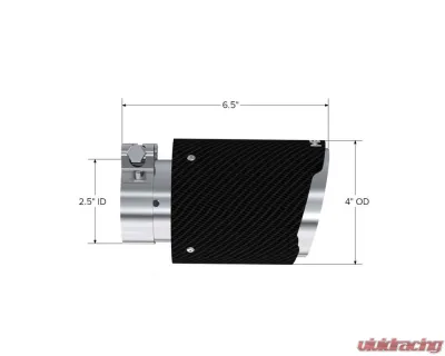 MBRP Exhaust Tail Pipe Tip - T5176CF