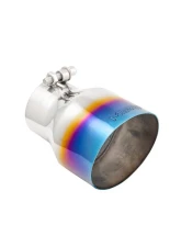 MBRP T304 Stainless Steel Burnt End Tip 3" inlet 4.5" OD Out 6.13" Length Angle Cut                                     - T5180BE - Image 2