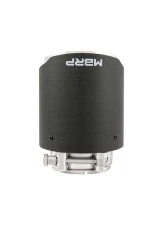 MBRP 3" ID 4.5" OD OUT 6.13" Length Dual Wall Carbon Fiber Exhaust Tip                                     - T5180CF - Image 2