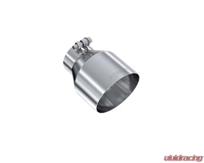 MBRP 3" ID 5" OD Out 6.5" Length Angle Cut Single Wall Stainless Steel Exhaust Tip - T5184