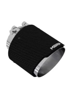 MBRP 3" ID 5" OD Out 6.13" Length Angle Cut Dual Wall Carbon Fiber Exhaust Tip                                     - T5184CF - Image 2