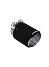 MBRP 3" ID 4" OD Out 6.13" Length Angle Cut Dual Wall Carbon Fiber Exhaust Tip                                     - T5188CF - Image 2