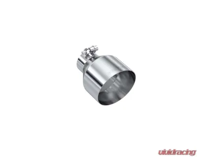 MBRP 2.5" ID 5" OD Out 6.5" Length Angle Cut Single Wall Stainless Steel Exhaust Tip - T5190