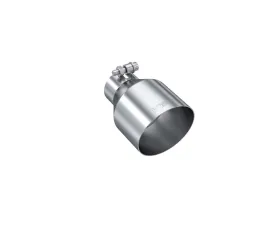 MBRP Exhaust Tip. 4.5in. OD Out. 2.5in. ID. 6.5in Length. Single Wall. T304