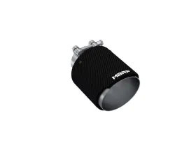 MBRP Exhaust Tip. 4.5in. OD Out. 2.5in. ID. 6.5in Length. Dual Wall. CF T304