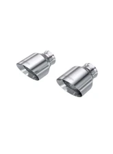 MBRP 3" ID 5" OD Out 8" Length Angle Cut Dual Wall T304 Stainless Steel Tips (Pairs) Dodge Durango 2018+                                     - T5197 - Image 5