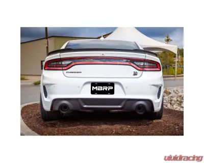 MBRP 3" ID 5" OD Out, 8" Length Black-Coated Angle Cut Dual Wall Tips (Pairs) Dodge Durango 2018+ - T5197BLK
