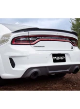 MBRP 3" ID 5" OD Out, 8" Length Black-Coated Angle Cut Dual Wall Tips (Pairs) Dodge Durango 2018+                                     - T5197BLK - Image 2