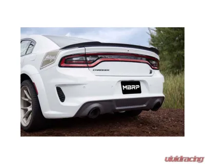 MBRP 3" ID 5" OD Out, 8" Length Black-Coated Angle Cut Dual Wall Tips (Pairs) Dodge Durango 2018+ - T5197BLK