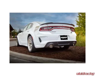 MBRP 3" ID 5" OD Out 8" Length Angle Cut Dual Wall Carbon Fiber Tips (Pairs) Dodge Durango 2018+ - T5197CF