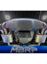 MBRP 4" Black-Coated Quad Tip Cover Kit Ford Mustang 2015+                                     - T5198BLK - Image 4