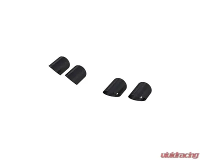 MBRP 4" Black-Coated Quad Tip Cover Kit Ford Mustang 2015+ - T5198BLK