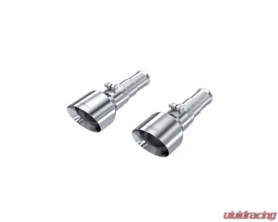 MBRP Exhaust MBRP Tip Set, 5in OD Dual Wall Angle Cut, T304. Outer Ram 1500 5.7L Hemi 2019-2024 - T5199