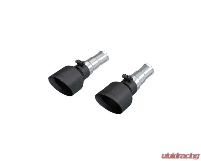 MBRP Exhaust MBRP Tip Set, 5in OD Dual Wall Angle Cut, BLK. Outer Ram 1500 5.7L Hemi 2019-2024 - T5199BLK