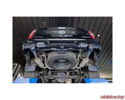 MBRP Exhaust MBRP Tip Set, 5in OD Dual Wall Angle Cut, T304, CF. Outer Ram 1500 5.7L Hemi 2019-2024 - T5199CF