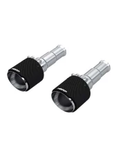 MBRP Exhaust MBRP Tip Set, 5in OD Dual Wall Angle Cut, T304, CF. Outer Ram 1500 5.7L Hemi 2019-2024                                     - T5199CF - Image 4