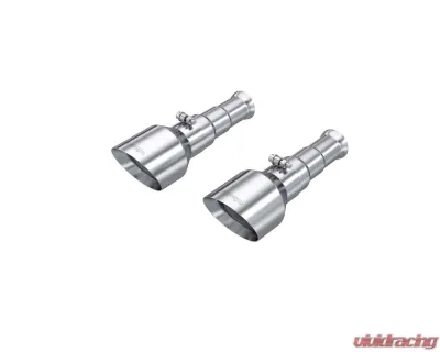 MBRP Exhaust MBRP Tip Set, 5in OD Dual Wall Angle Cut, T304. Outer Dodge 1500 5.7L Hemi 2009-2010 - T5200