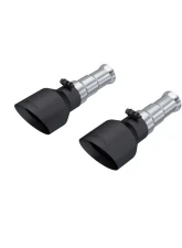 MBRP Exhaust MBRP Tip Set, 5in OD Dual Wall Angle Cut, BLK. Outer Ram 1500 Classic 5.7L Hemi 2019-2024                                     - T5200BLK - Image 4