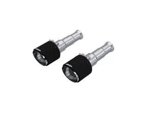 MBRP Exhaust MBRP Tip Set, 5in OD Dual Wall Angle Cut, T304, CF. Outer Dodge 1500 5.7L Hemi 2009-2010