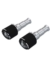 MBRP Exhaust MBRP Tip Set, 5in OD Dual Wall Angle Cut, T304, CF. Outer Dodge 1500 5.7L Hemi 2009-2010                                     - T5200CF - Image 4