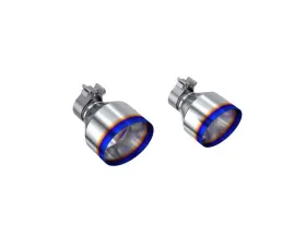 MBRP Exhaust Tip, 5in OD Out, 2.125in ID, 7.25in Length, Single Wall, BE T304