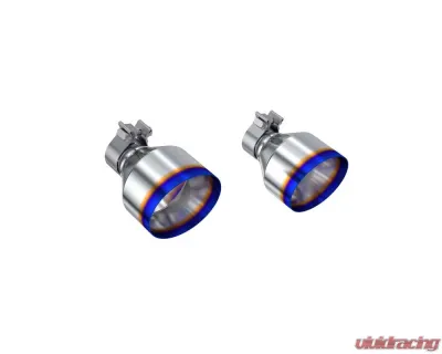 MBRP Exhaust Tip, 5in OD Out, 2.125in ID, 7.25in Length, Single Wall, BE T304 - T5202BE