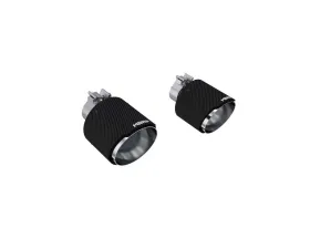 MBRP Exhaust Tip, 5in OD Out, 2.125in ID, 7.25in Length, Dual Wall, CF T304