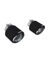 MBRP Exhaust Tip, 5in OD Out, 2.125in ID, 7.25in Length, Dual Wall, CF T304                                     - T5202CF - Image 2