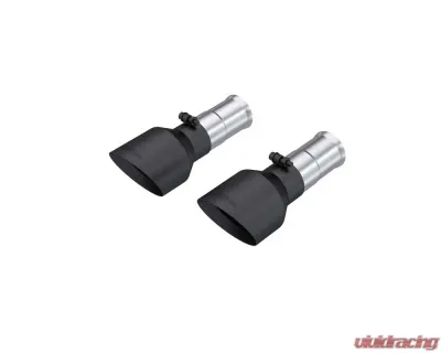 MBRP Exhaust MBRP Tip Set, 5in OD Dual Wall Angle Cut, BLK. Outer Ram 1500, 3.0L SST 2025-2025 - T5204BLK