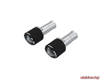 MBRP Exhaust MBRP Tip Set, 5in OD Dual Wall Angle Cut, CF. Outer Ram 1500, 3.0L SST 2025-2025 - T5204CF