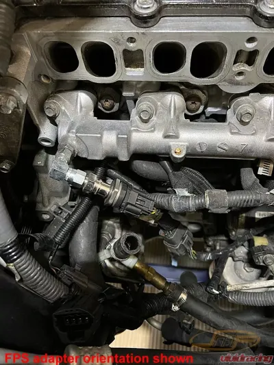 JM Fabrications Oem Map Sensor Mount V2 Billet Intake Manifold With Port Injection Stock TB Flange Mazda Speed 3/6 - MZS-INTA-01-STK-MAP