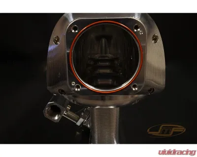 JM Fabrications Billet Intake Manifold Stock TB Flange w/ Port Injection Ford Ecoboost Mustang 2015+ - EBM-INTA-01-STK