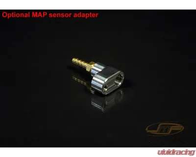 JM Fabrications Billet Intake Manifold Stock TB Flange w/ Port Injection Ford Ecoboost Mustang 2015+ - EBM-INTA-01-STK