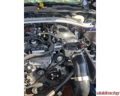 JM Fabrications Billet Intake Manifold Stock TB Flange w/ Port Injection Ford Ecoboost Mustang 2015+ - EBM-INTA-01-STK